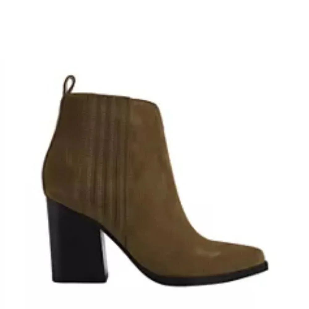 Marc Fisher Maree Brown Booties Size 8 and 8.5 NWT